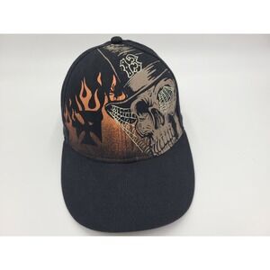 Pugs Gear Skull Spiderweb Flames Adjustable Hat Cap Spider‎ #13 Men Women Black